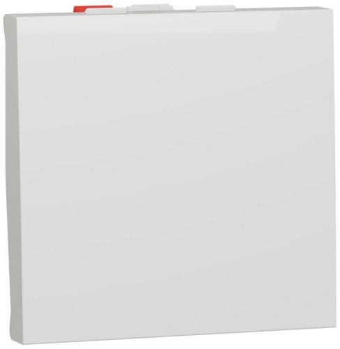 Переключатель без рамки Schneider Electric Unica Modular 1-кл. 2 мод. перекрестный белый картинка